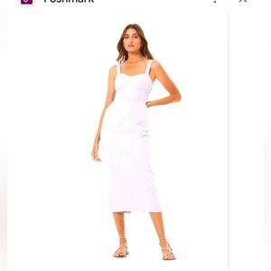 Young Fabulous & Broke White denim Dress small